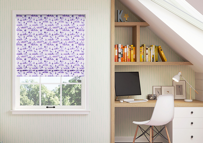 Royal Realm, Lavender - Roman Blind - Image 3